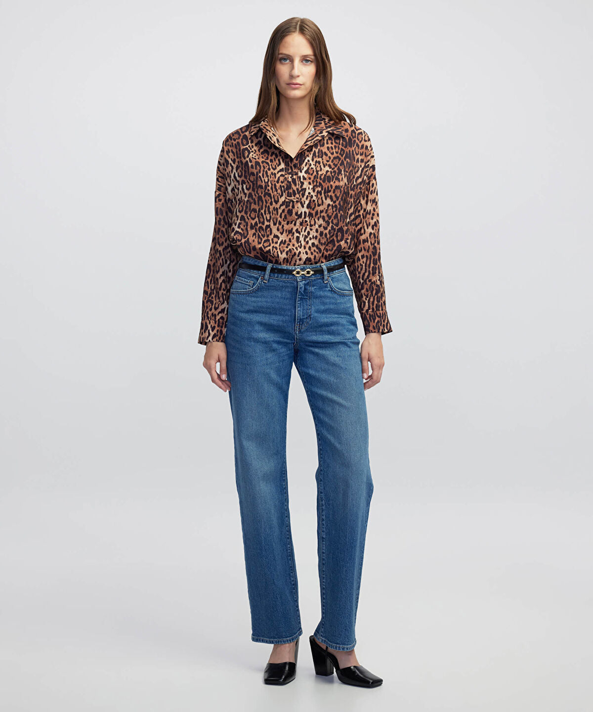 Zoomed Animal Print Blouse