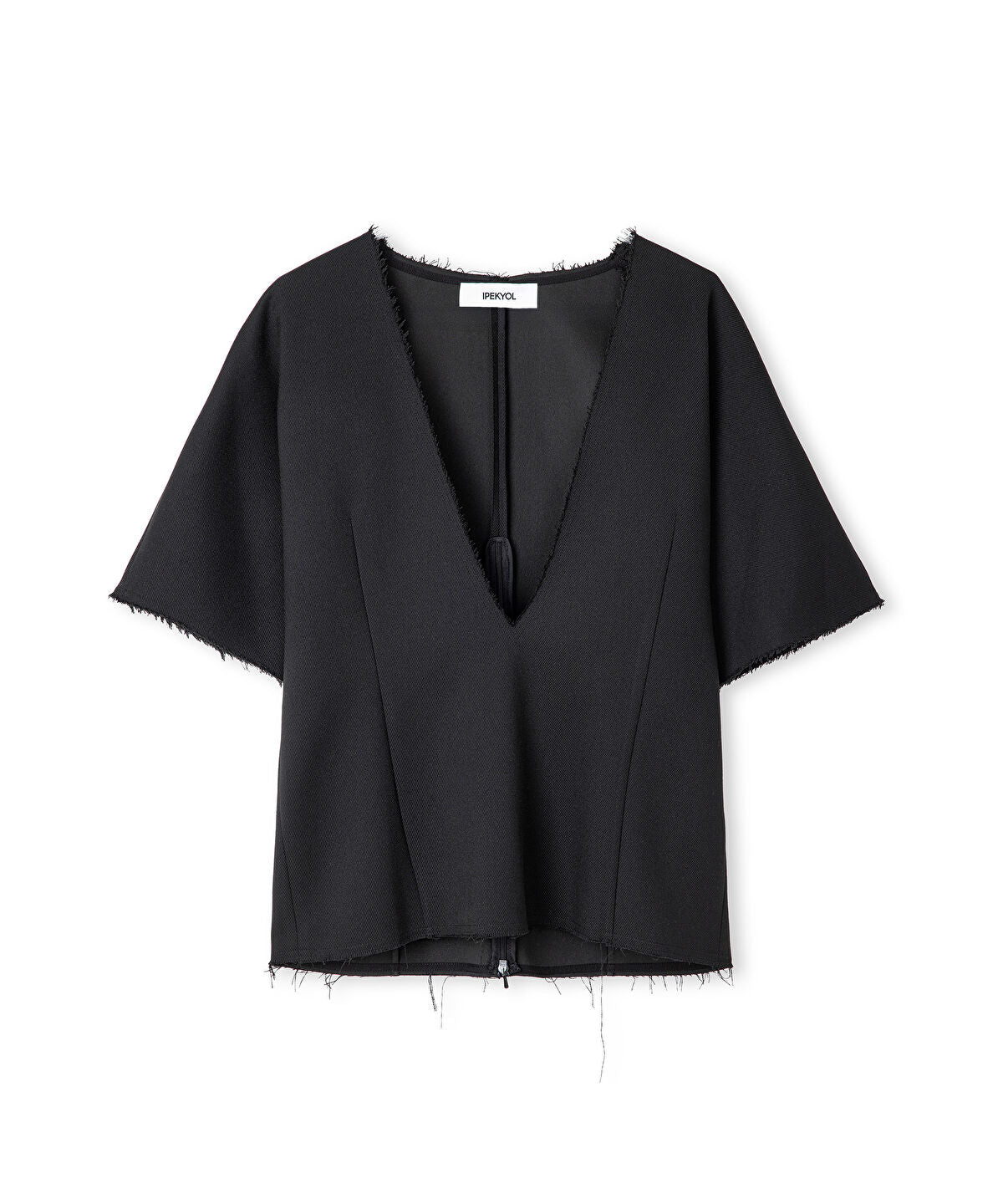 Zoomed Color-Block Layered Blouse