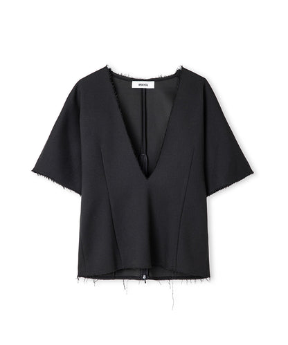 Color-Block Layered Blouse