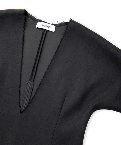 Color-Block Layered Blouse