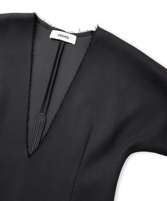 Color-Block Layered Blouse
