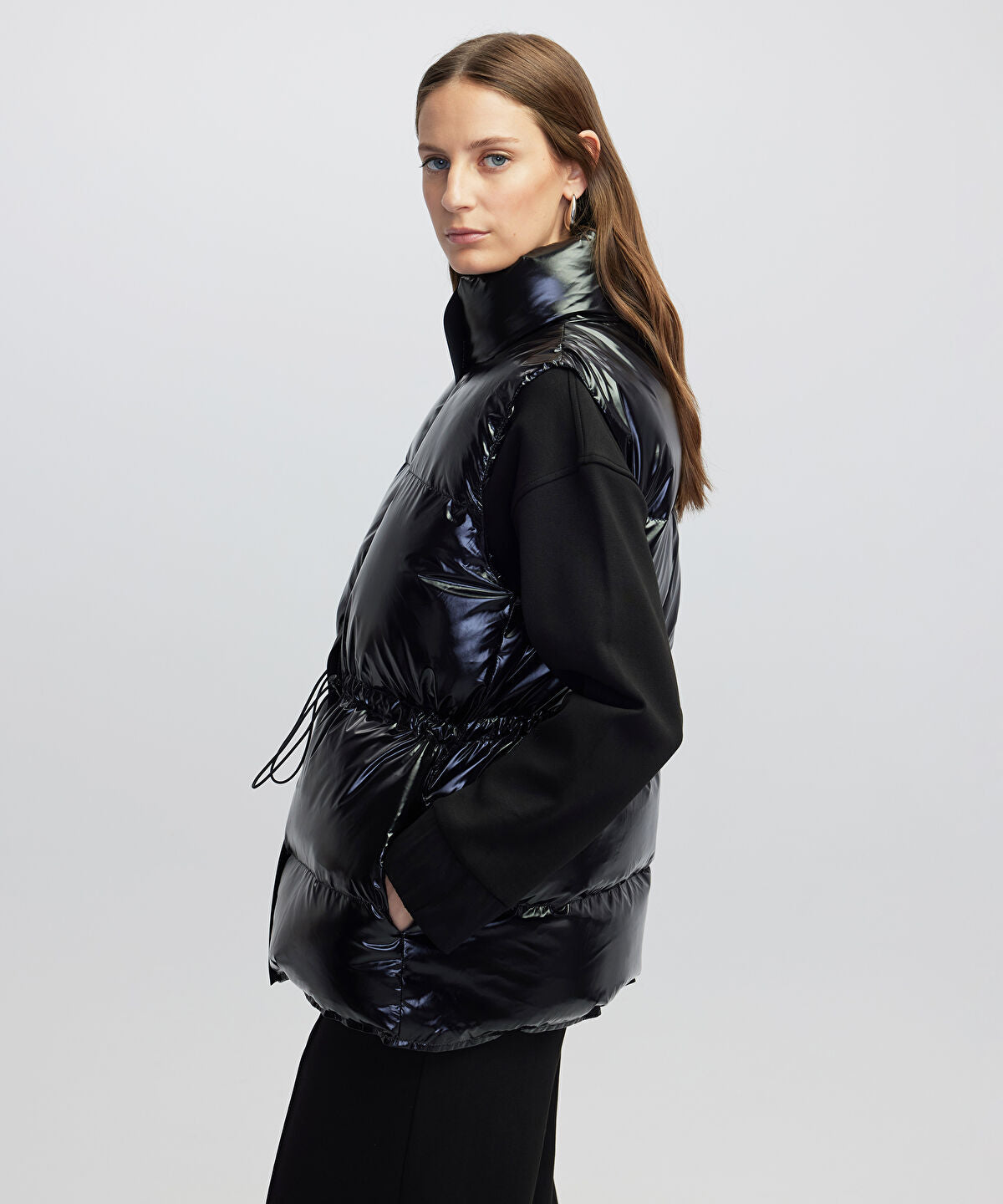 Shiny Puffer Vest
