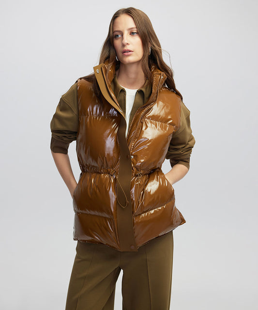 Shiny Puffer Vest