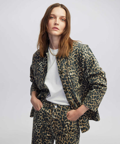 Leopard Print Coat