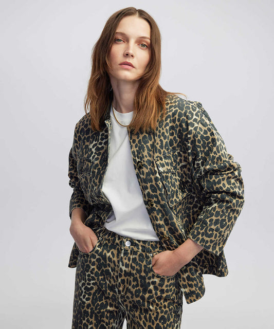 Leopard Print Coat
