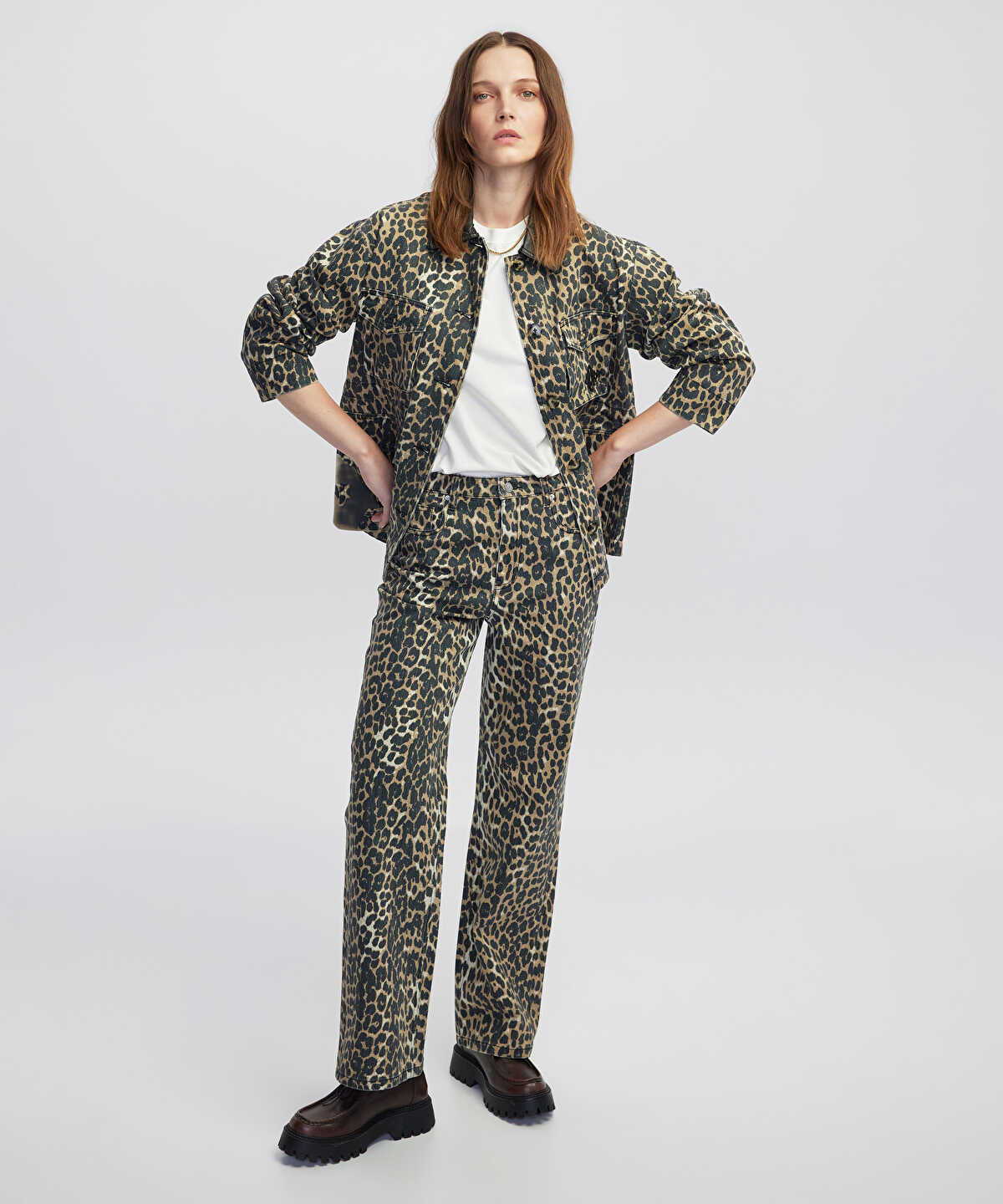 Leopard Print Coat