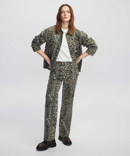 Leopard Print Coat