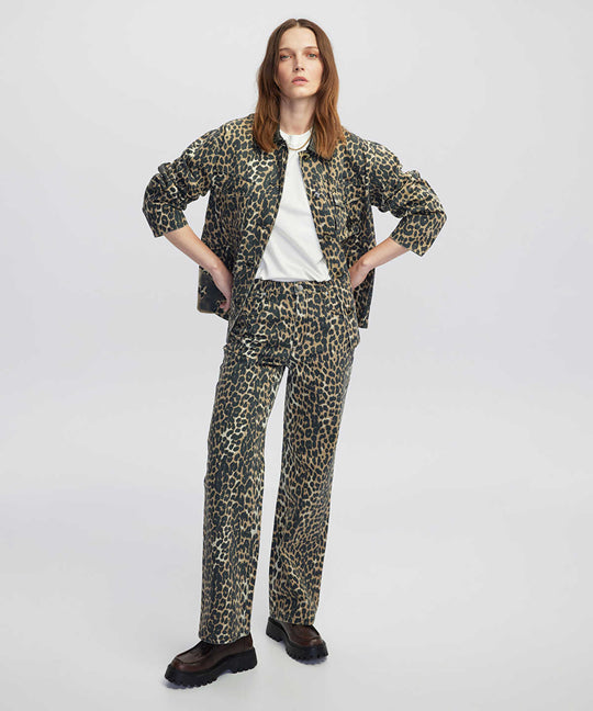 Leopard Print Coat