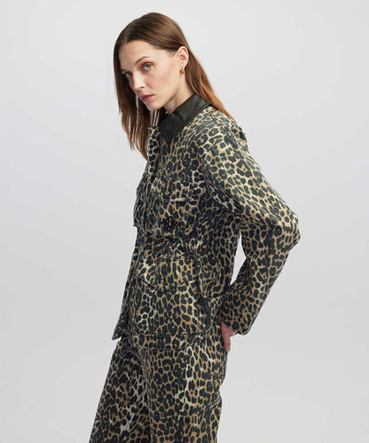 Leopard Print Coat