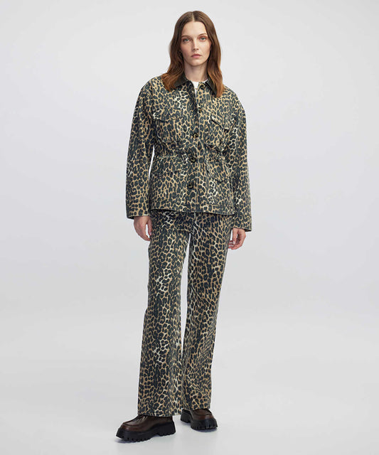 Leopard Print Coat