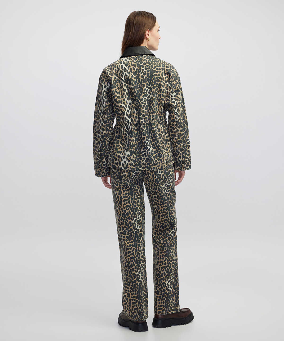 Leopard Print Coat