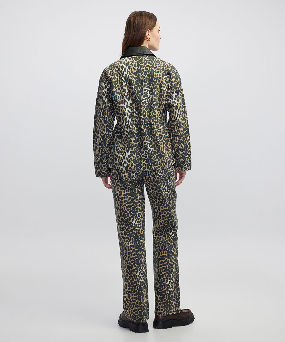 Leopard Print Coat
