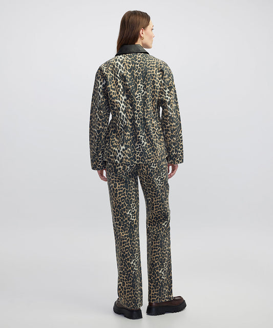 Leopard Print Coat
