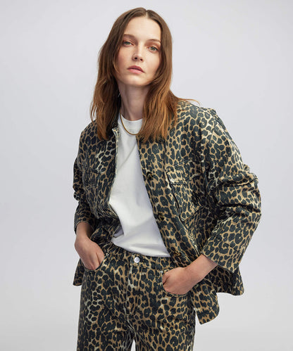 Leopard Print Coat