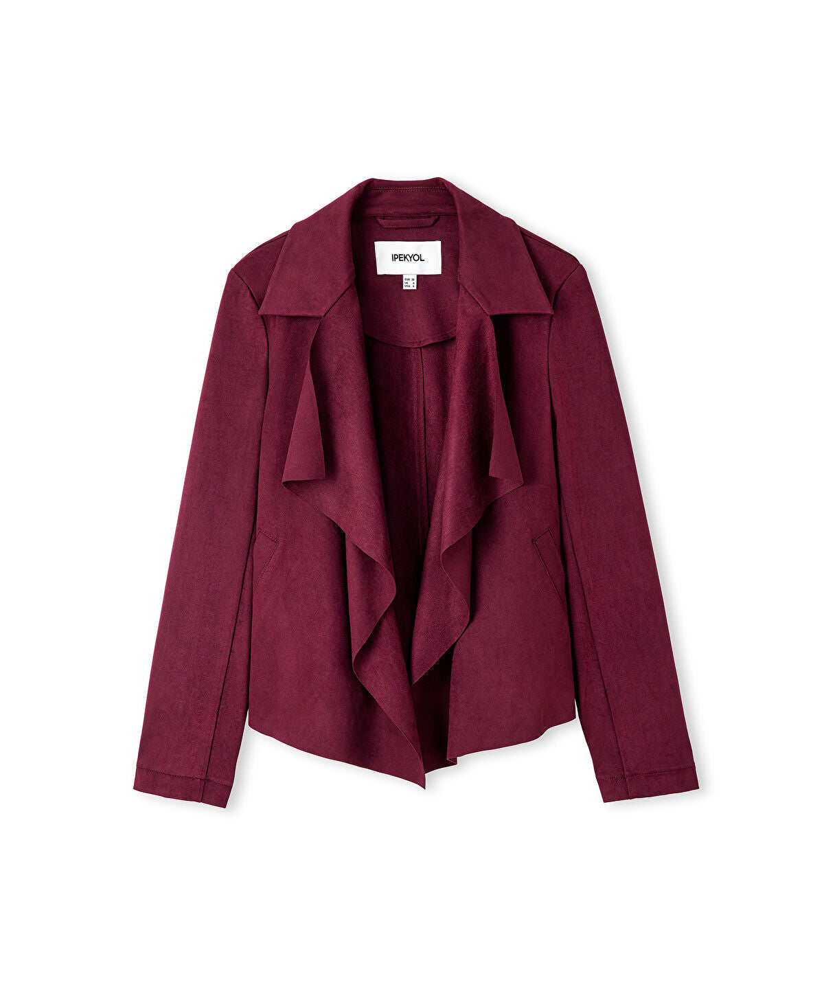 Zoomed Suede-Effect Coat