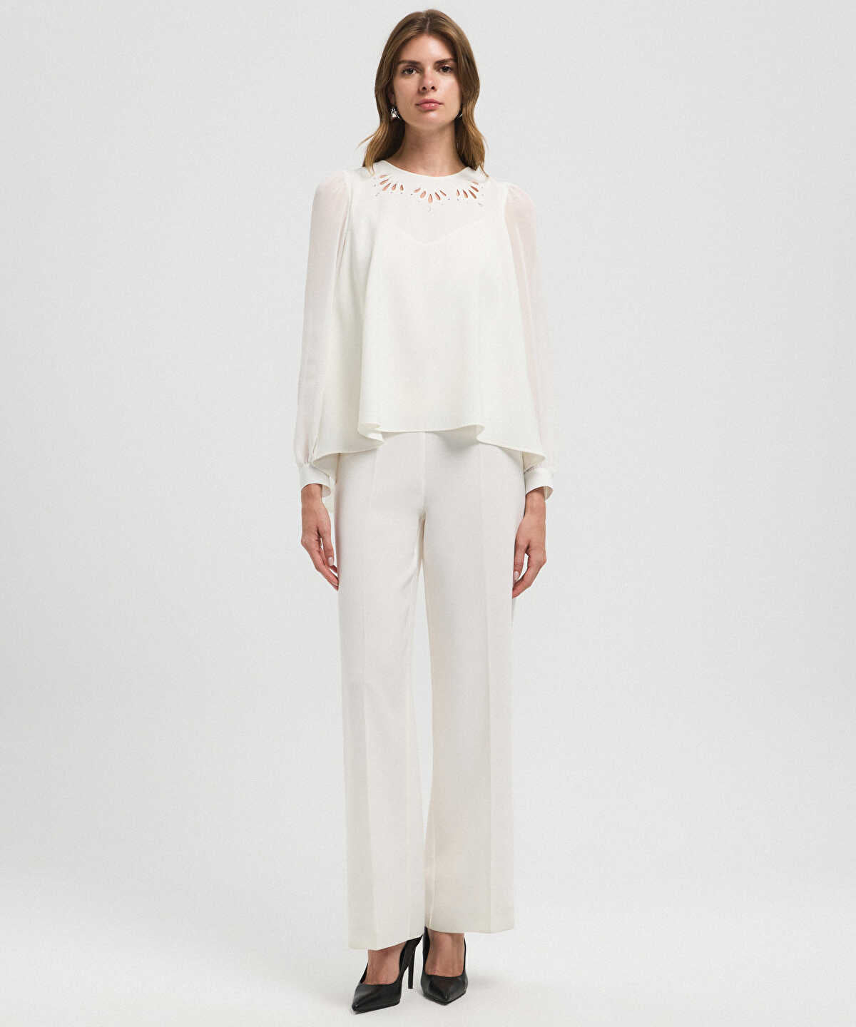 Zoomed Layered Cutout Jumpsuit