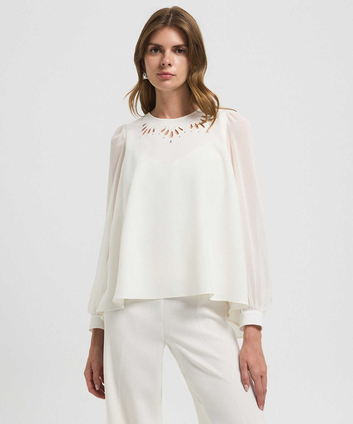 Zoomed Layered Cutout Jumpsuit