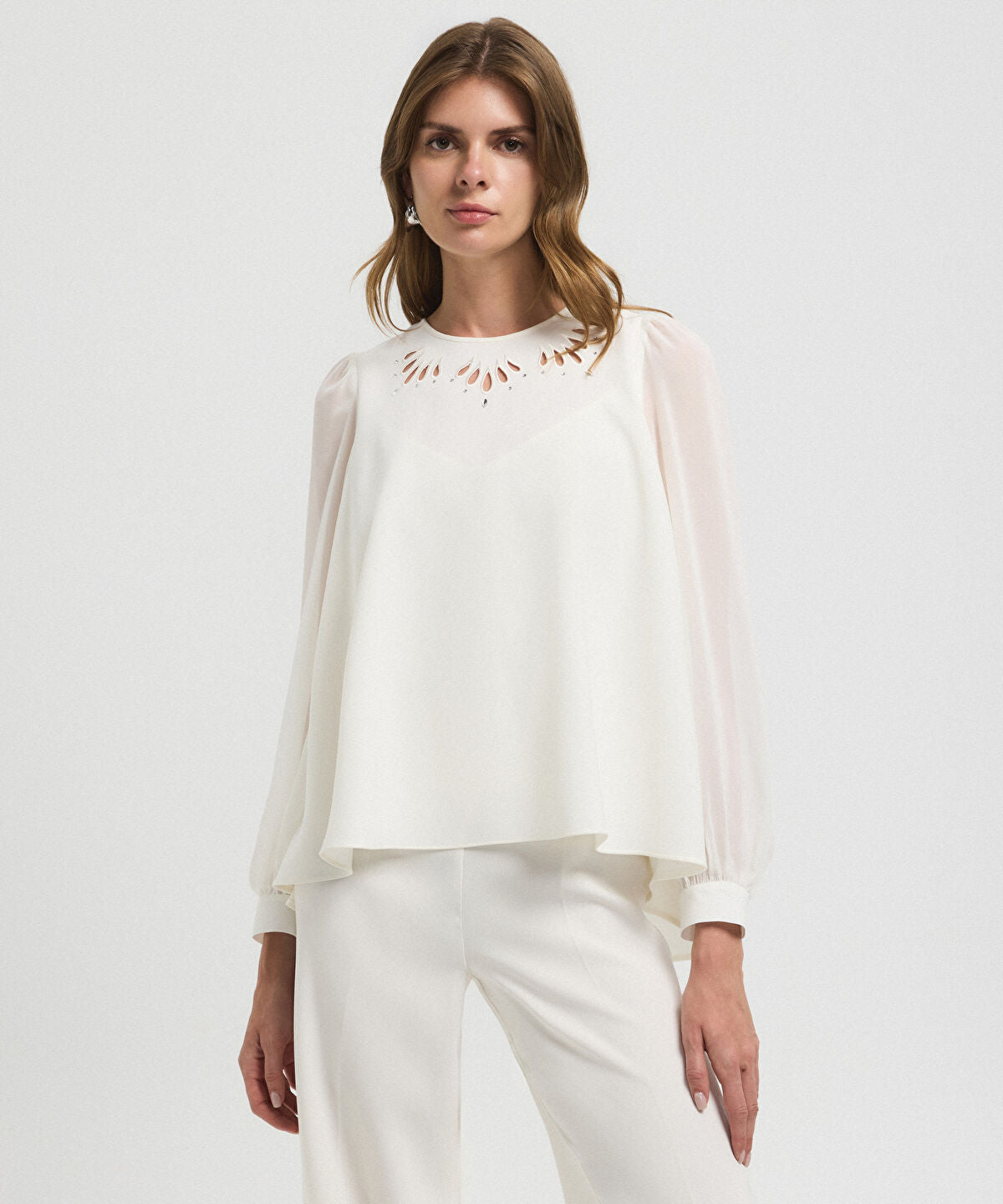Zoomed Layered Cutout Jumpsuit