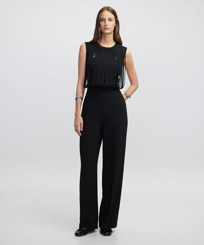 Draped Strip Jumpsuit