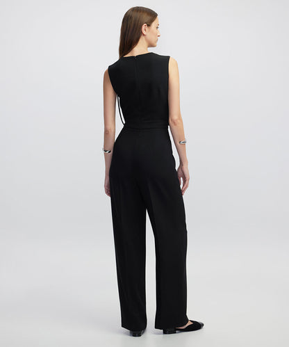 Draped Strip Jumpsuit