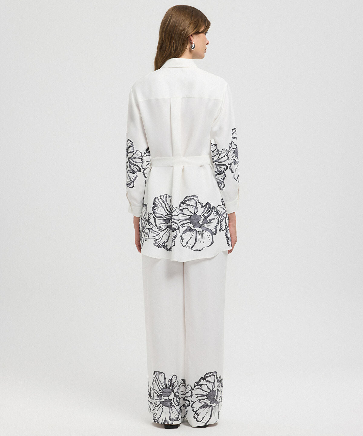Zoomed Flower Print Tunic