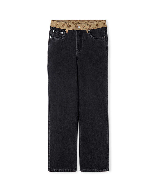 Monogram Jacquard Jeans