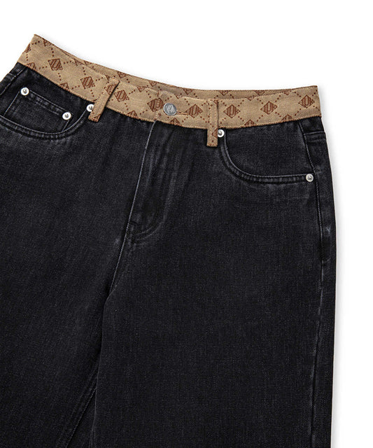 Monogram Jacquard Jeans