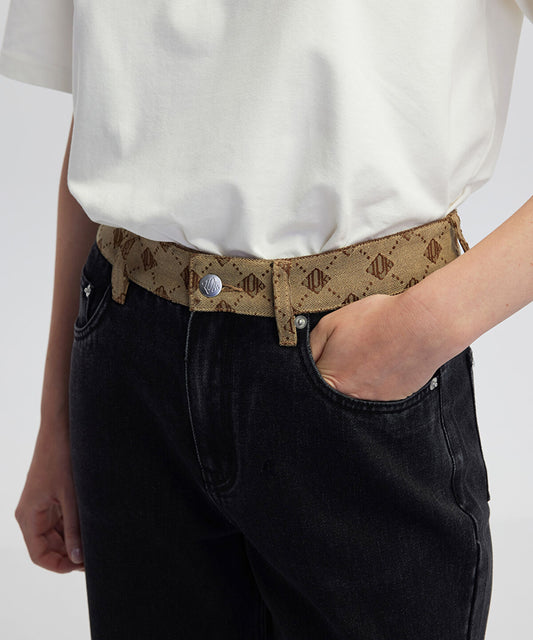 Monogram Jacquard Jeans