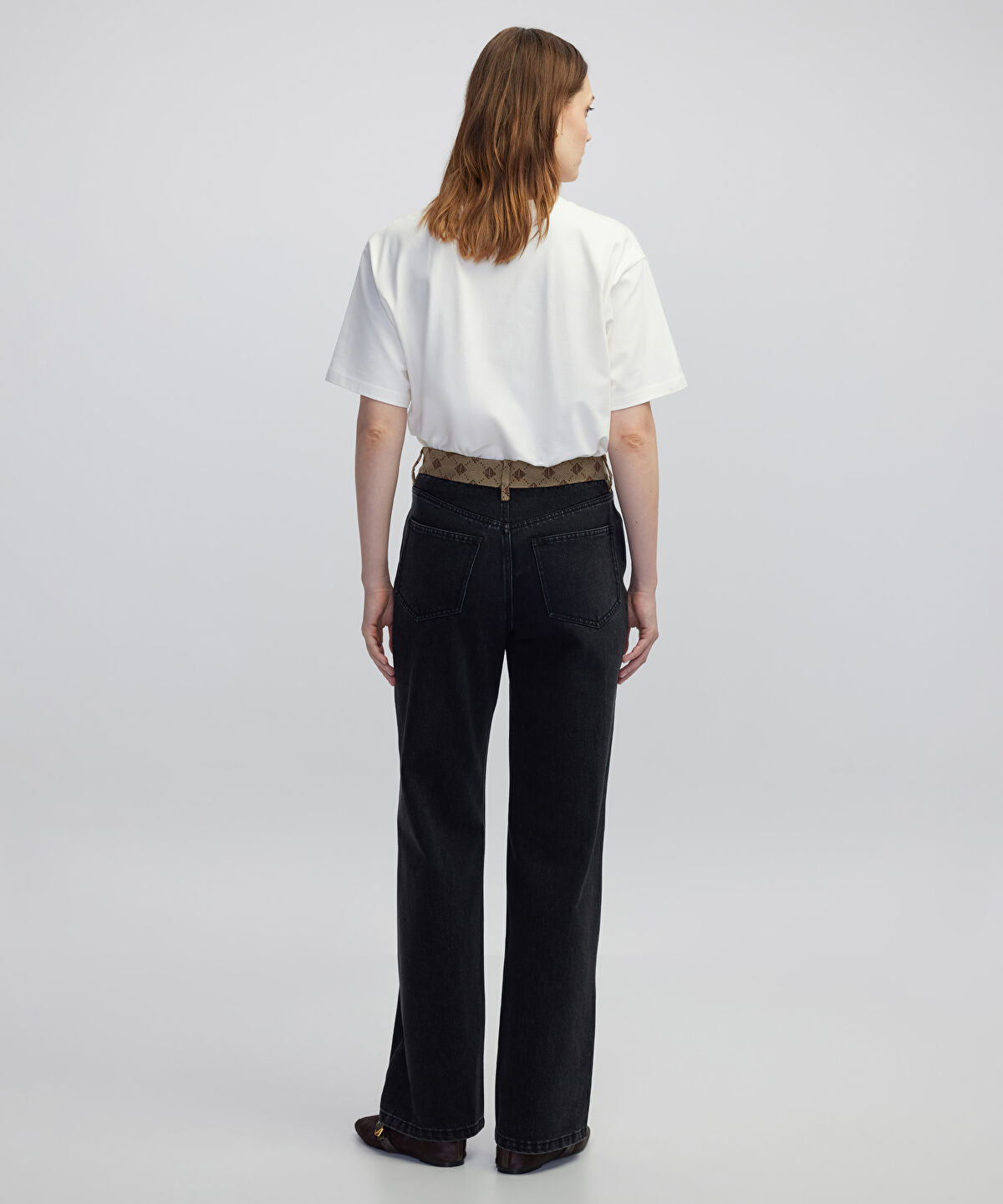 Zoomed Monogram Jacquard Jeans
