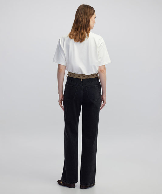 Monogram Jacquard Jeans