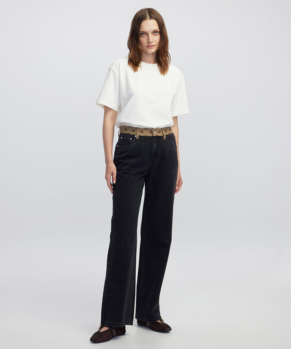 Monogram Jacquard Jeans
