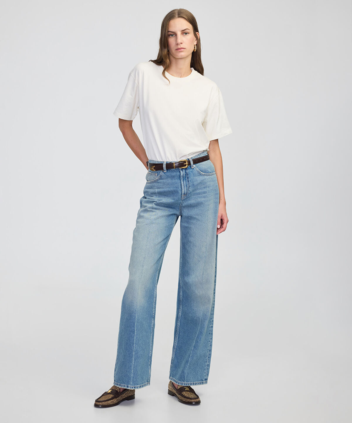 Zoomed Wide-Leg Jeans