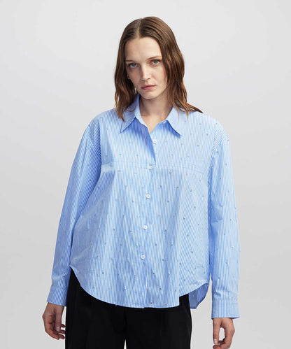 Distressed-Effect Shirt