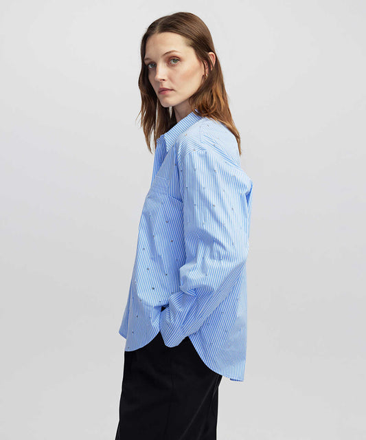 Distressed-Effect Shirt