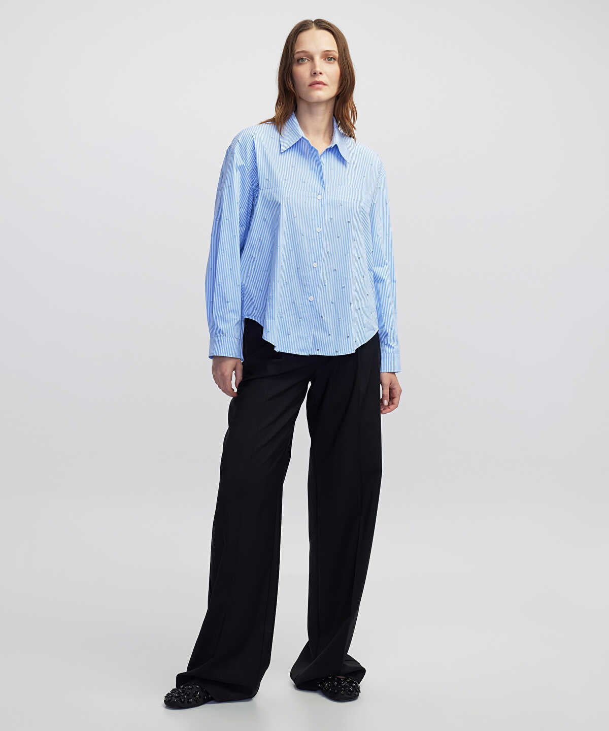 Distressed-Effect Shirt