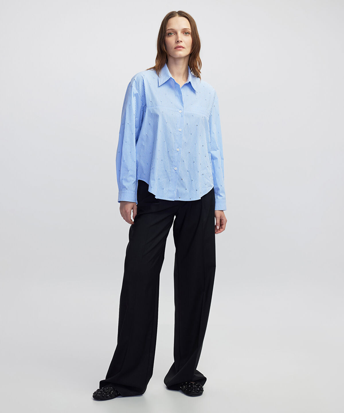 Distressed-Effect Shirt