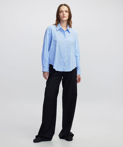 Distressed-Effect Shirt