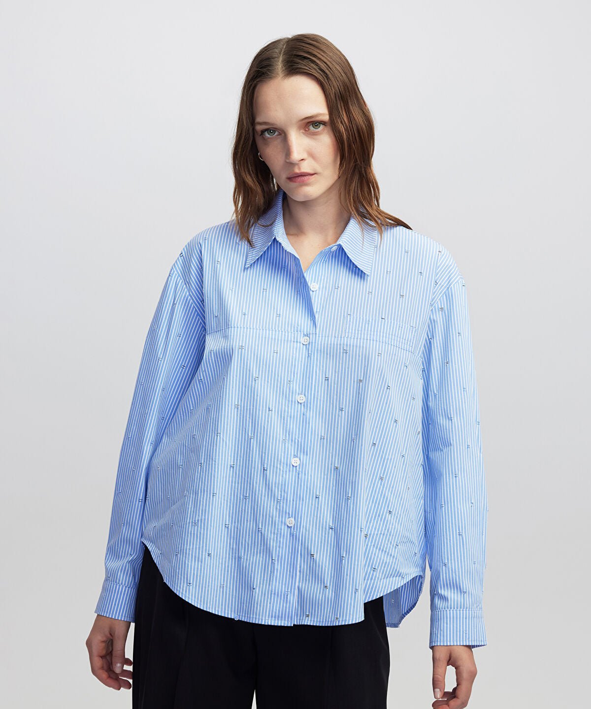 Zoomed Distressed-Effect Shirt