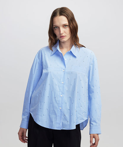 Distressed-Effect Shirt