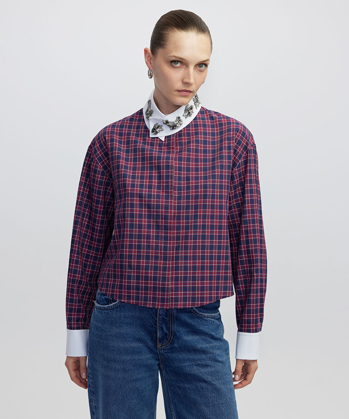 Zoomed Printed Shirt with Applique