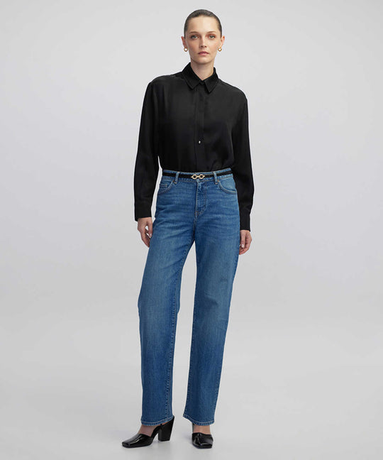 Shirt with Metal Buttons