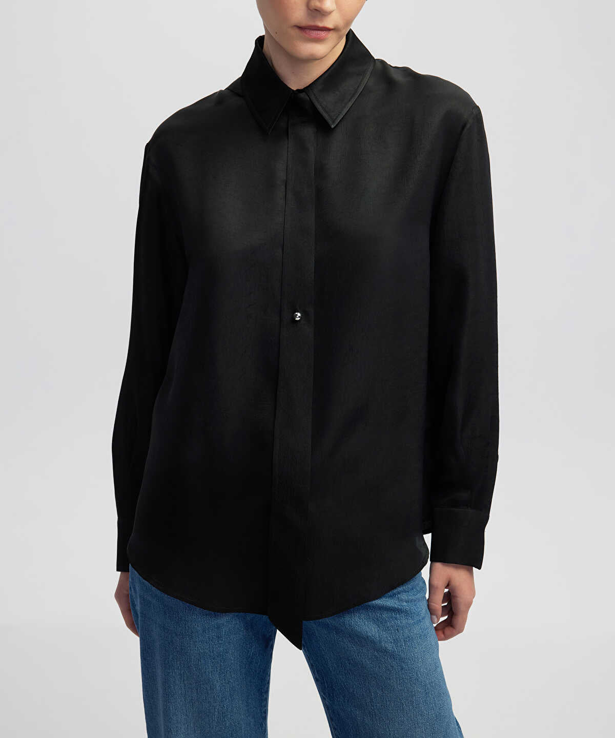 Shirt with Metal Buttons