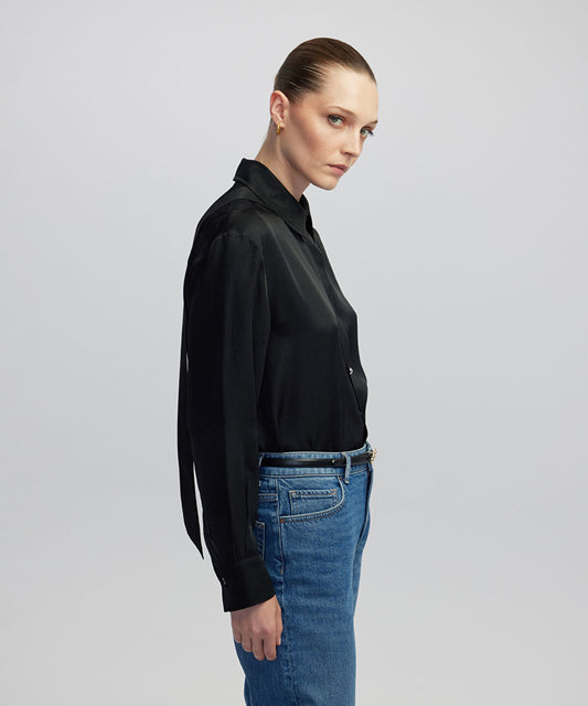 Shirt with Metal Buttons