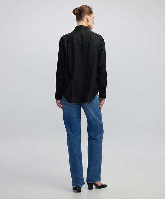 Shirt with Metal Buttons