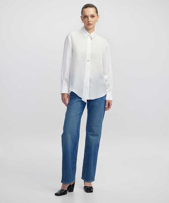 Shirt with Metal Buttons