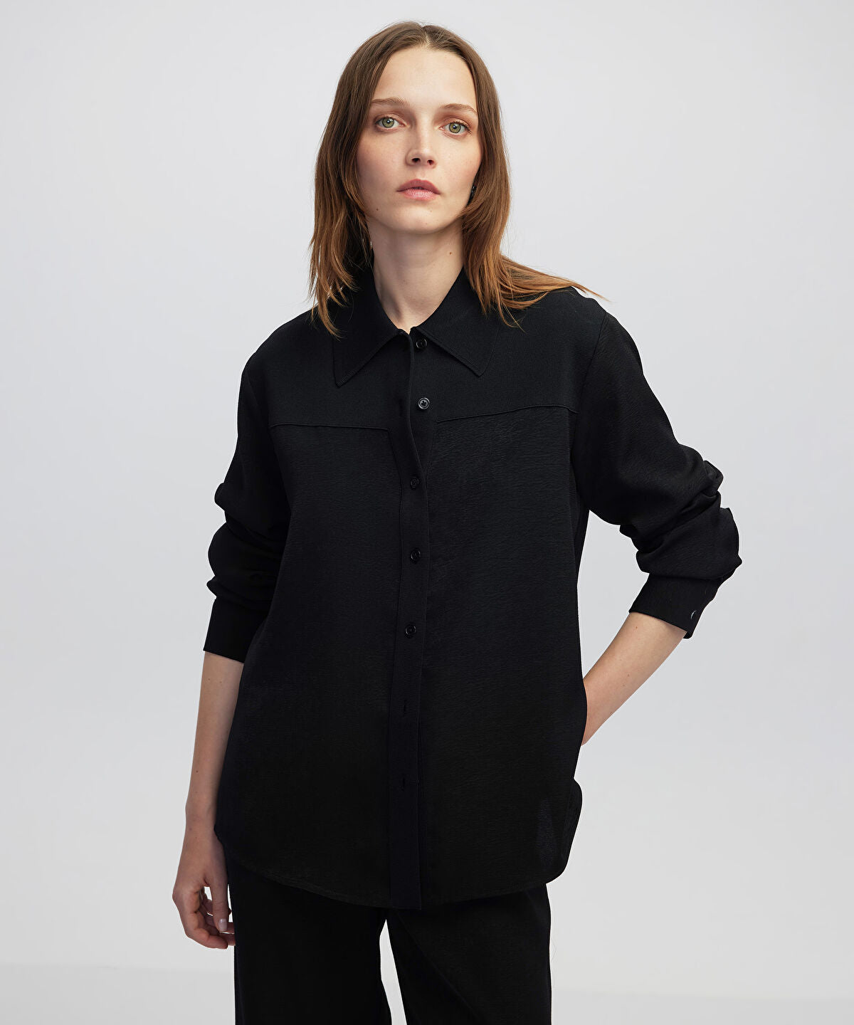 Zoomed Mixed Media Shirt