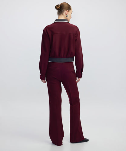 Contrast Collar Shirt