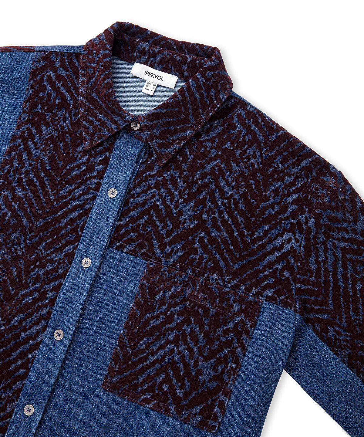 Zoomed Mixed Media Shirt
