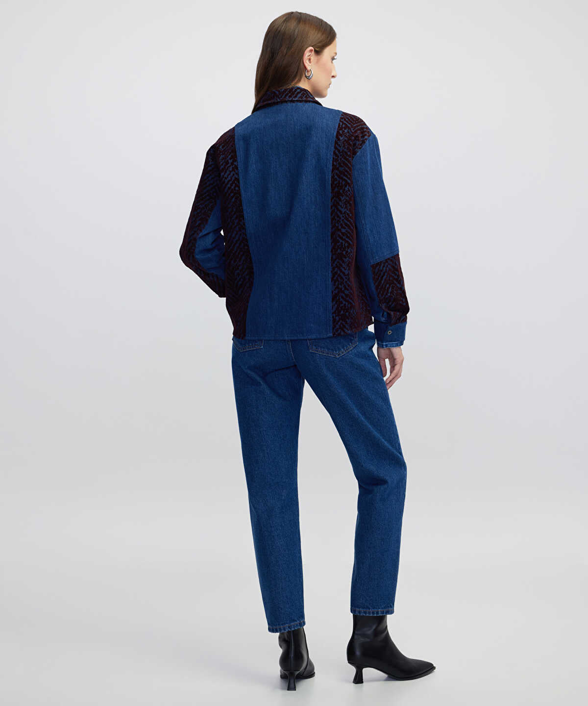 Zoomed Mixed Media Shirt