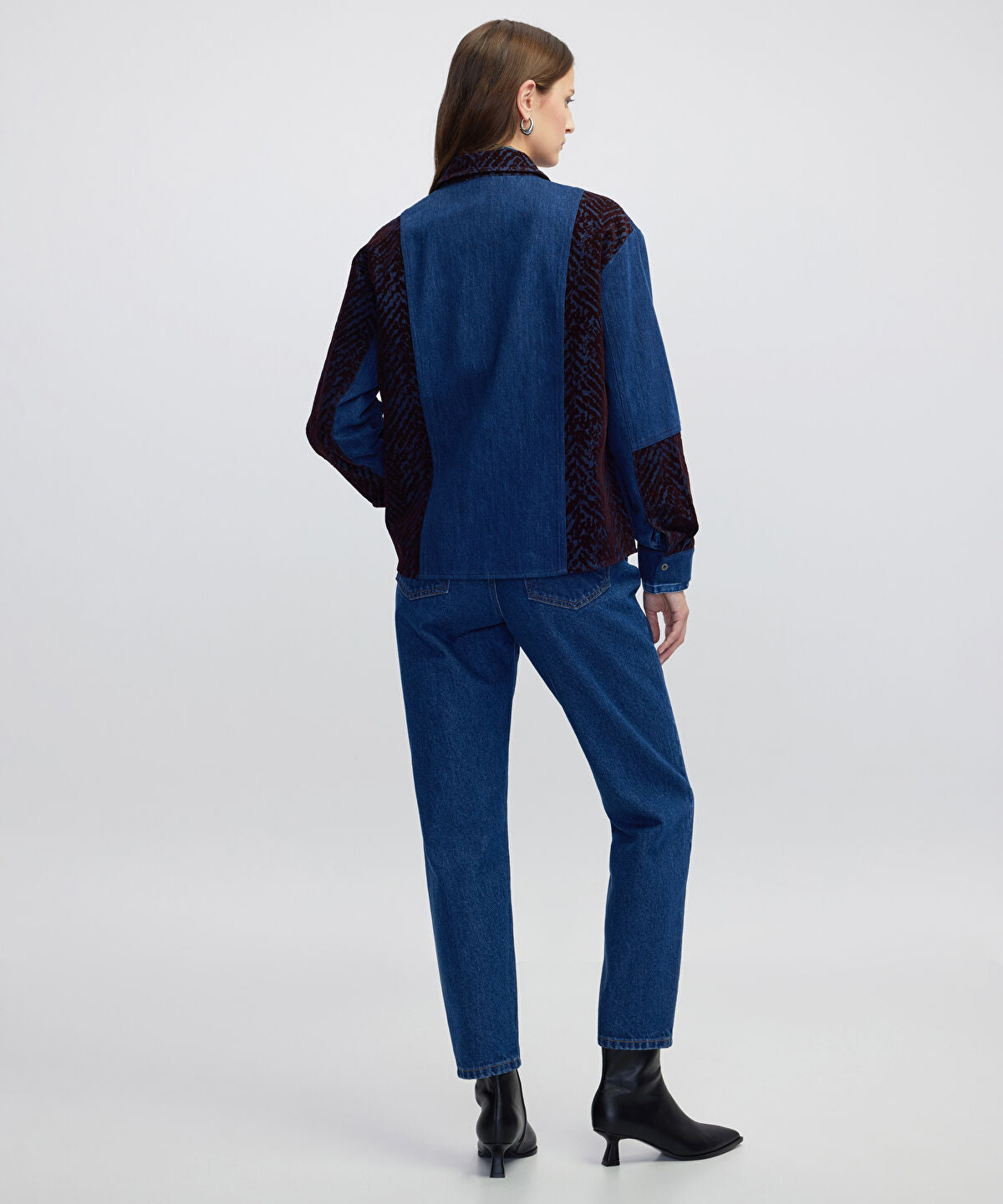 Zoomed Mixed Media Shirt